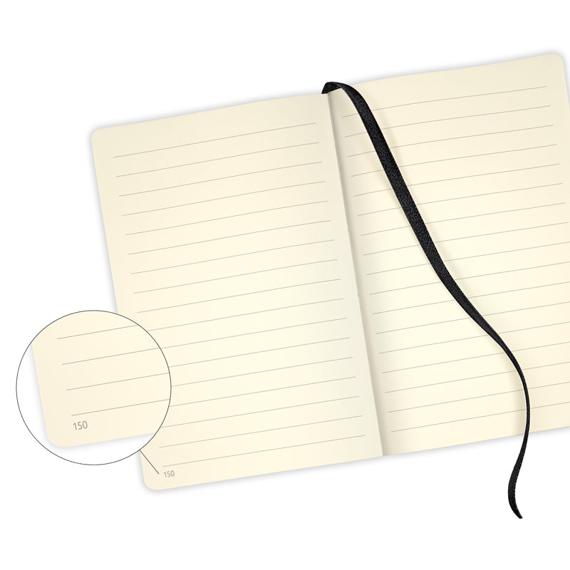 Castelli Milano Copper & Gold Pocket Ruled Notebook - Greek Gold