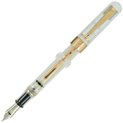Conklin Mark Twain Demo Crescent Limited Edition Fountain Pen With Rose Gold Trim
