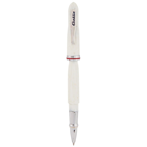 Conklin Empire Stardust White Rollerball Pen