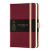 Castelli Milano Aquarela Pocket Notebook - Black Cherry(Maroon)