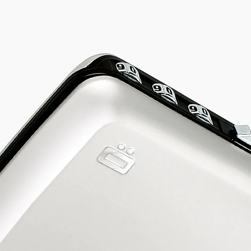 Ögon Design Code Wallet - Silver