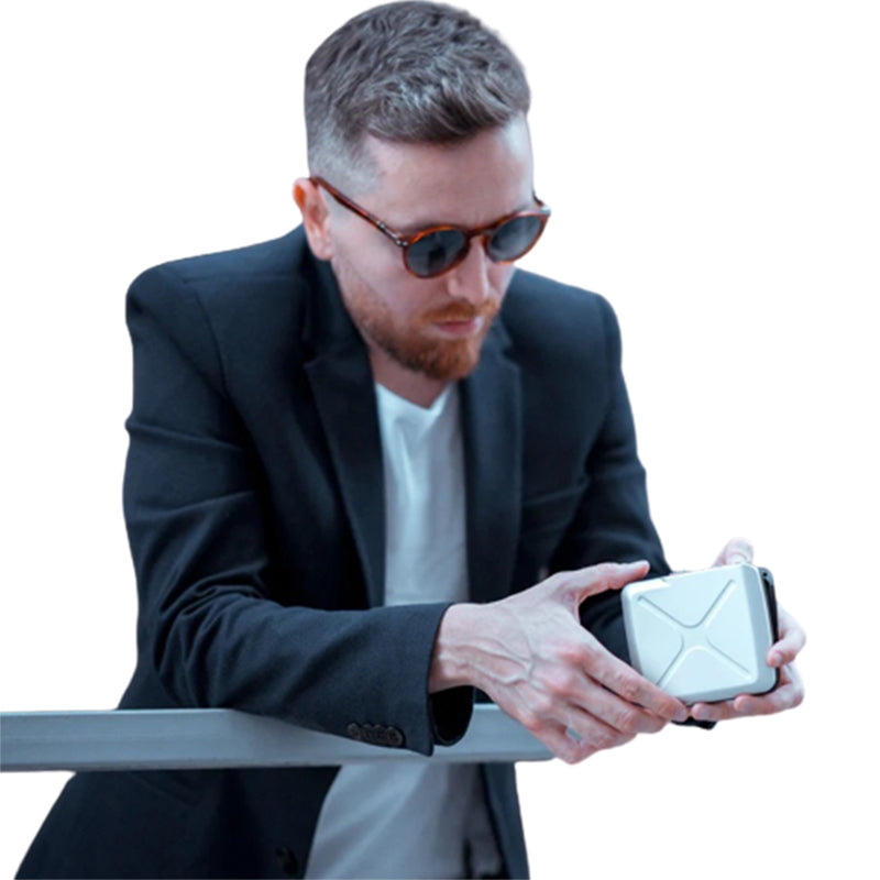 Ögon Design Code Wallet - Silver