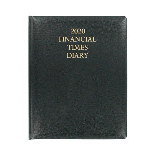 Financial Times 2020 Desk Quarto Black Diary