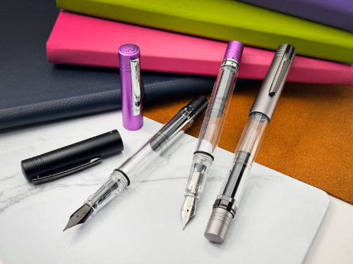 Monteverde USA® MP1 Lock-It Piston Technology Fountain Pen Black Noir