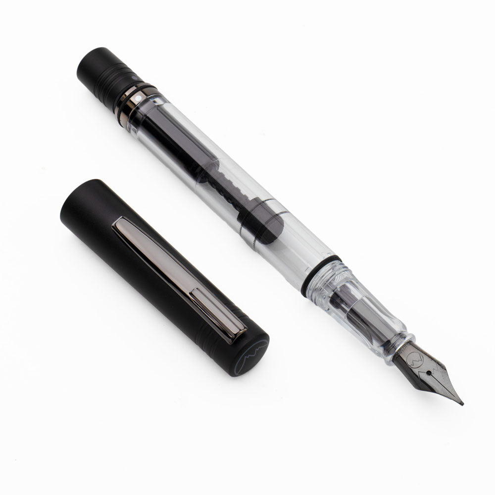Monteverde USA® MP1 Lock-It Piston Technology Fountain Pen Black Noir