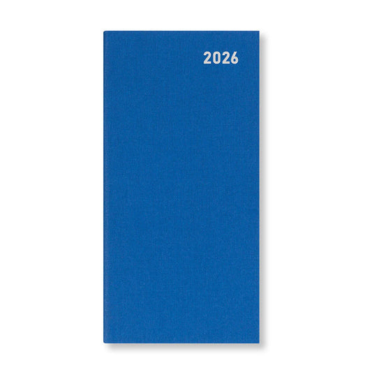 Principal Slim Week to View Diary 2026, English - Blue