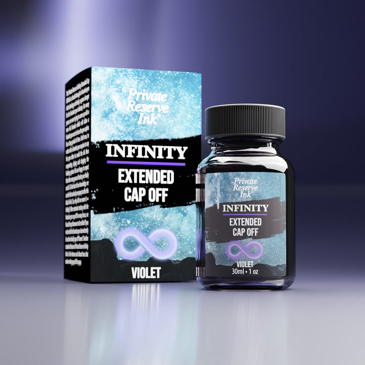 Private Reserve Ink Infinity Violet 30ml Ink (with extended cap off fo ...