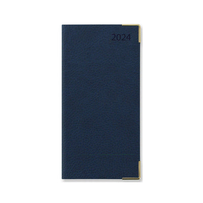 नियुक्ति 2023 के साथ डायरी देखने के लिए लंदन पारखी स्लिम पोर्ट्रेट वीक के पत्र - नीला