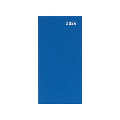 Letts of London - Principal Slim Week to View Diary 2024- Blue