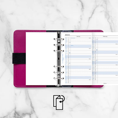 Filofax Vertical Year Planner - Personal 2024 English