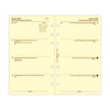 Filofax Week On Two Pages Diary - Personal Cotton Cream 2024 Multilanguage