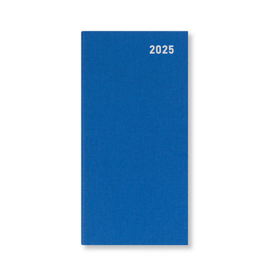 Principal Slim Week to View Diary 2025, English - Blue