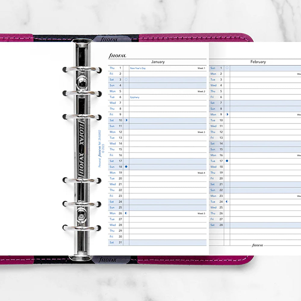 ફિલોફેક્સ વર્ટિકલ યર પ્લાનર - મીની 2023 અંગ્રેજી