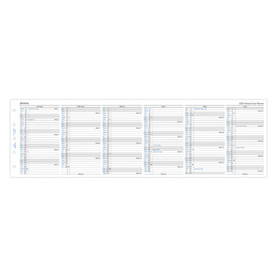 फिलोफैक्स वर्टिकल ईयर प्लानर - मिनी 2023 अंग्रेजी