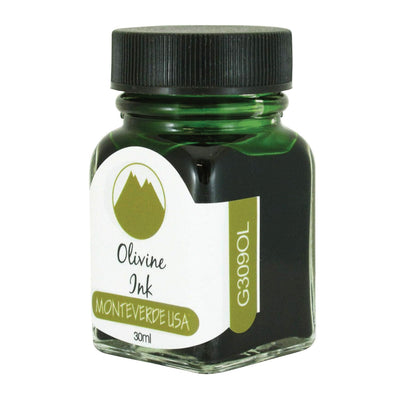 Monteverde USA Gemstone 30ml Fountain Pen Ink Bottle - Olivine