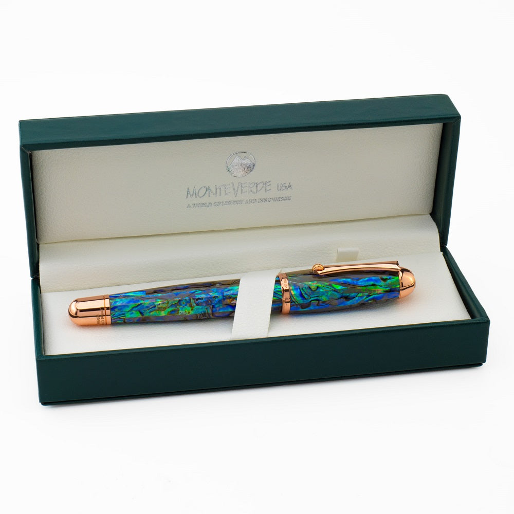 Monteverde Super Mega Abalone Fountain Pen - Rosegold Limited Edition 999