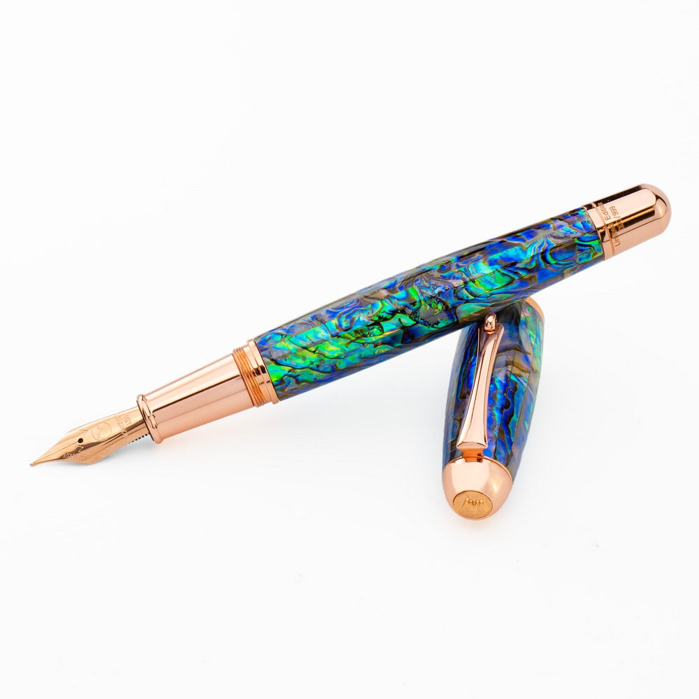 Monteverde Super Mega Abalone Fountain Pen - Rosegold Limited Edition 999