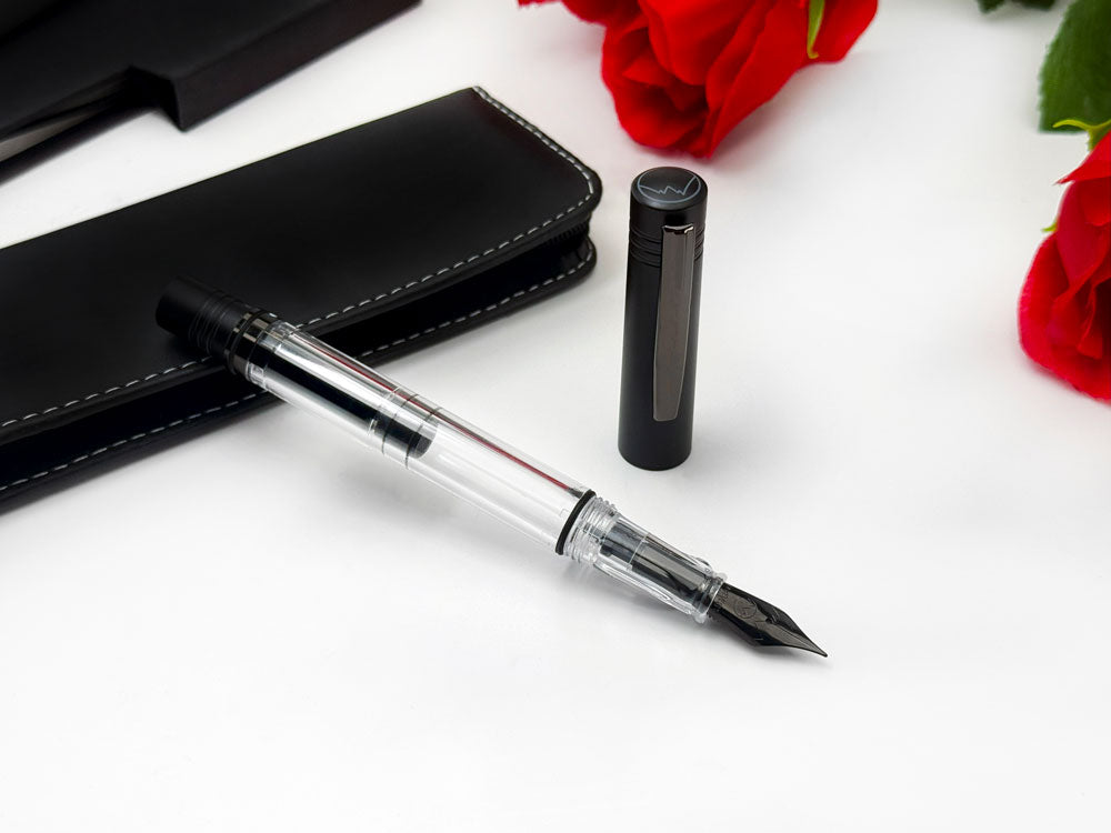 Monteverde USA® MP1 Lock-It Piston Technology Fountain Pen Black Noir
