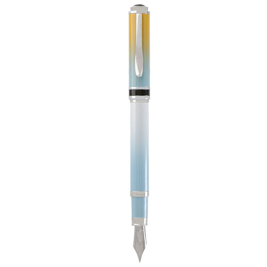Monteverde Innova Ombre Fusion Bliss (Gold/Blue/White) Fountain Pen