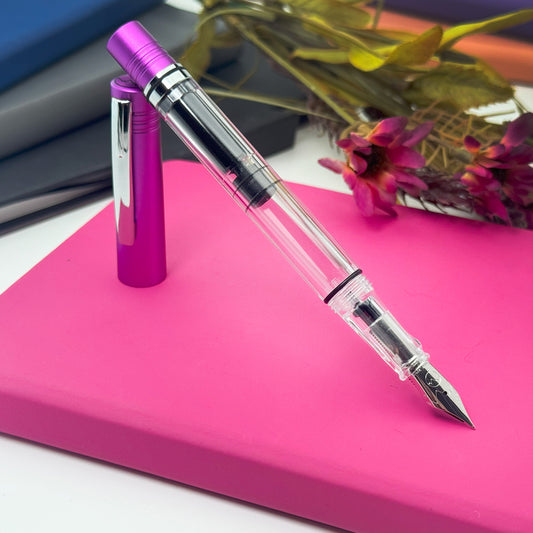 Monteverde USA® MP1 Lock-It Piston Technology Fountain Pen Purple Frost