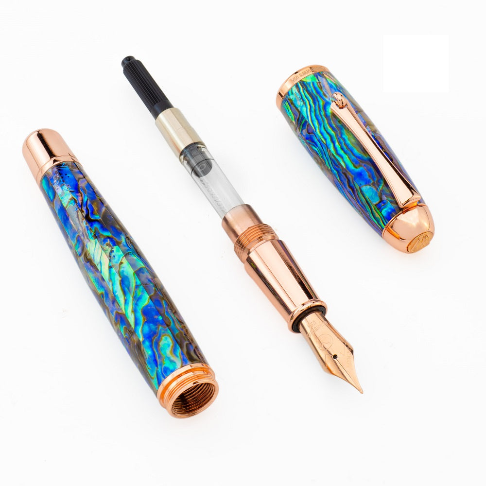 Monteverde Super Mega Abalone Fountain Pen - Rosegold Limited Edition 999