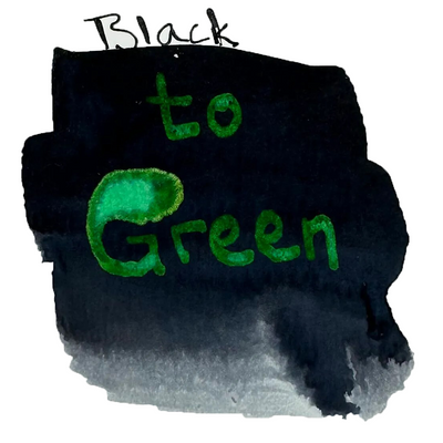Monteverde USA® Colour Changing 30ml Ink Bottle + Changer set Black To Green