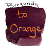 Monteverde USA® Colour Changing 30ml Ink Bottle + Changer set Burgundy To Orange