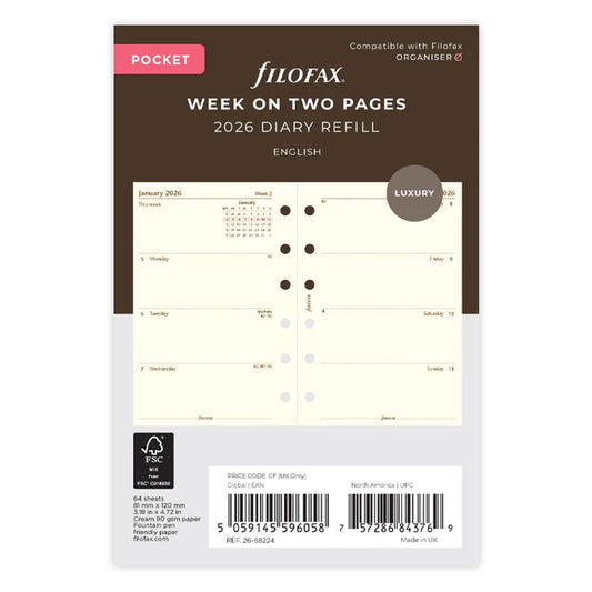 ફિલોફેક્સ વર્ટિકલ યર પ્લાનર - મીની 2023 અંગ્રેજી