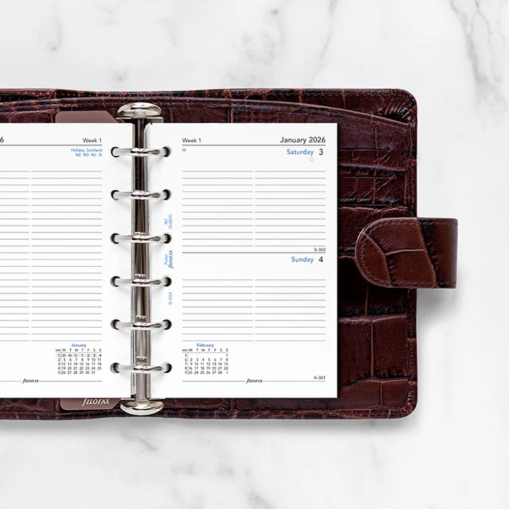 ફિલોફેક્સ વર્ટિકલ યર પ્લાનર - મીની 2023 અંગ્રેજી