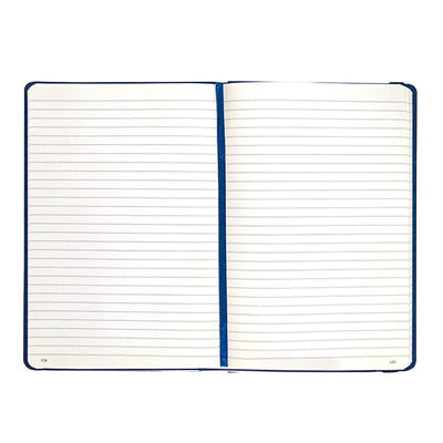 Livtek India Mipad Mediuml Hard Cover Ruled Notebook - Navy Blue
