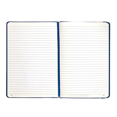 Livtek India Mipad Mediuml Hard Cover Undated Diary - Navy Blue