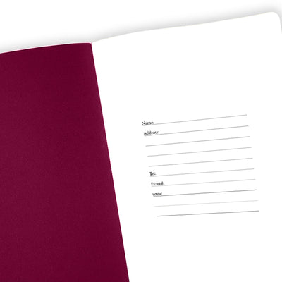 Livtek India New Mipad Mediuml Hard Cover Ruled Notebook - Blossom Red