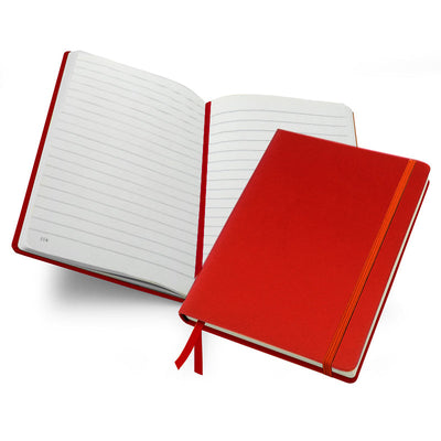 Livtek India Mipad Mediuml Hard Cover Ruled Notebook - Blossom Red