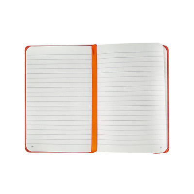 Livtek India Mipad Small Hard Cover Ruled Notebook - Orange