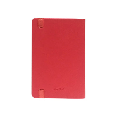 Livtek India Mipad Small Hard Cover Ruled Notebook - Blossom Red