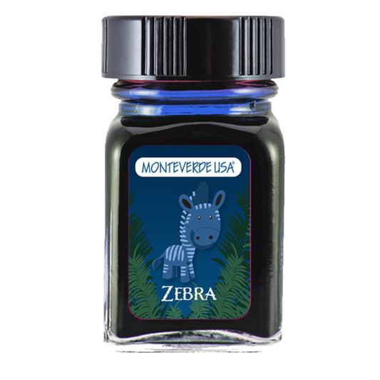 Monteverde USA® Jungle Ink 30 ML Zebra (Blue)