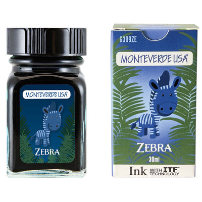 Monteverde USA® Jungle Ink 30 ML Zebra (Blue)
