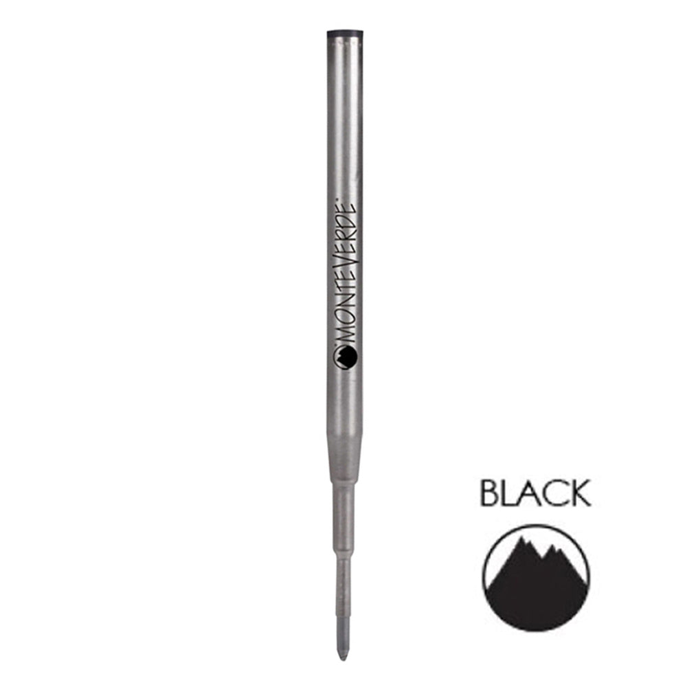 Montverde USA  Ballpoint Refill To Fit Montblanc Style Ballpoint Pens Broad Point - Black(M142BK)