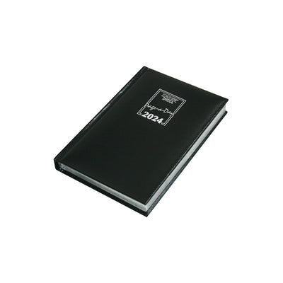 Livtek India 2024 Compact Page-a-Day Diary - Derby Black