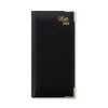 Lexicon Slim Landscape Week to View Diary with Appointments 2025 - Black