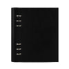 Filofax Clipbook Classic Monochrome A5 Notebook Black
