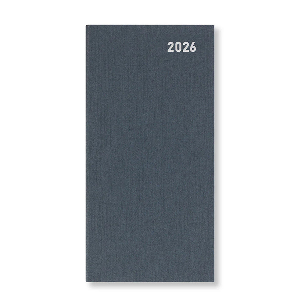 લેટ્સ ઓફ લંડન પ્રિન્સિપલ સ્લિમ વીક ટુ વ્યૂ ડાયરી 2023 - રેડ 