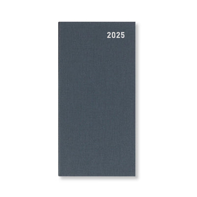 Principal Slim Week to View Diary 2025, English - Grey