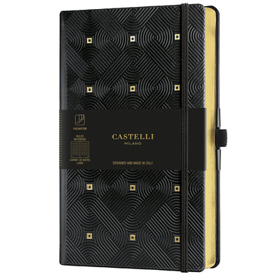 Castelli Milano Copper & Gold Medium Ruled Notebook - Maya Gold