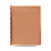 Filofax Saffiano Metallic A5 Refillable Notebook Rose Gold