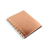 Filofax Saffiano Metallic A5 Refillable Notebook Rose Gold