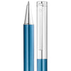 वाल्डमैन कॉस्मो डीप लाइन पैटर्न एनग्रेविंग स्पेस आइस ब्लू बॉलपॉइंट पेन के साथ