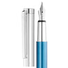Waldmann Cosmo Deep Lines Pattern With Engraving Space Ice Blue Fountain Pen