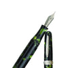 स्टिपुला एट्रुरिया मैग्निस्पा सेल्युलॉइड सीमित संस्करण 351 पीसी तक, मार्बल्ड ग्रीन फाउंटेन पेन