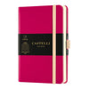 Castelli Milano Aquarela Pocket Ruled Notebook - Amaranth (Dark Pink)